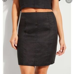 NWT Guess Makara linen skirt